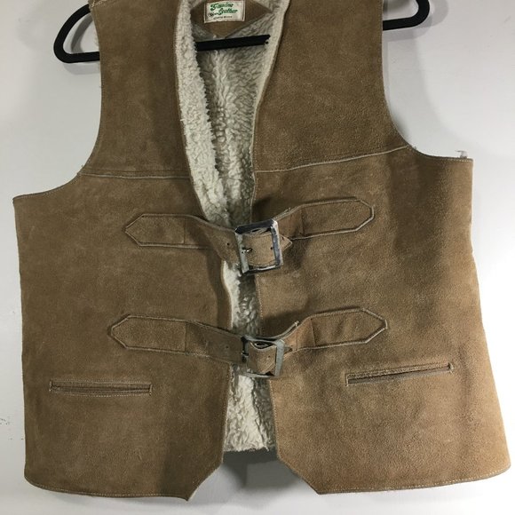 MADE IN MEXICO VINTAGE HIPPY SUEDE VEST UNISEX